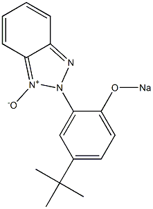 2-(5-tert-Butyl-2-sodiooxyphenyl)-2H-benzotriazole 1-oxide Struktur