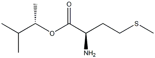 (S)-2-アミノ-4-(メチルチオ)ブタン酸(R)-1,2-ジメチルプロピル 化学構造式