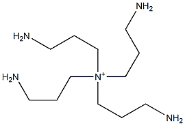 Tetrakis(3-aminopropyl)aminium,,结构式
