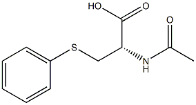 (S)-2-(Acetylamino)-3-(phenylthio)propanoic acid Structure
