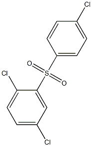 2,5-ジクロロフェニル4-クロロフェニルスルホン 化学構造式