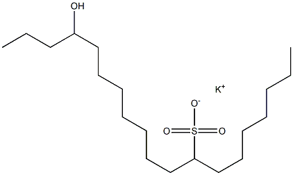 16-Hydroxynonadecane-8-sulfonic acid potassium salt