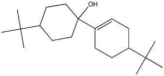 4-tert-Butyl-1-(4-tert-butyl-1-cyclohexenyl)cyclohexan-1-ol Structure