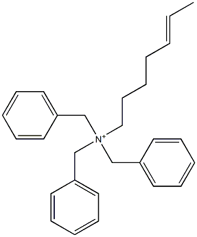 (5-Heptenyl)tribenzylaminium|