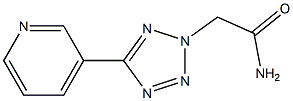 5-(3-Pyridyl)-2H-tetrazole-2-acetamide Structure
