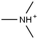 Trimethylaminium Struktur