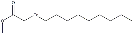 3-Telluradodecanoic acid methyl ester Struktur