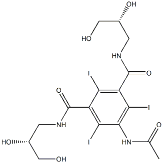 5-(Acetylamino)-N,N'-bis[(R)-2,3-dihydroxypropyl]-2,4,6-triiodo-1,3-benzenedicarboxamide