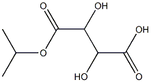 Tartaric acid hydrogen 1-isopropyl ester Structure