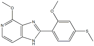 4-Methoxy-2-(2-methoxy-4-methylthiophenyl)-1H-imidazo[4,5-c]pyridine