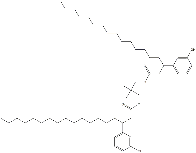Bis[3-(3-hydroxyphenyl)stearic acid]2,2-dimethylpropane-1,3-diyl ester