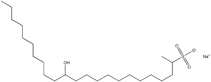 13-Hydroxytricosane-2-sulfonic acid sodium salt