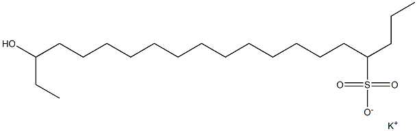 18-Hydroxyicosane-4-sulfonic acid potassium salt