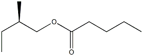 (-)-Valeric acid (R)-2-methylbutyl ester Structure
