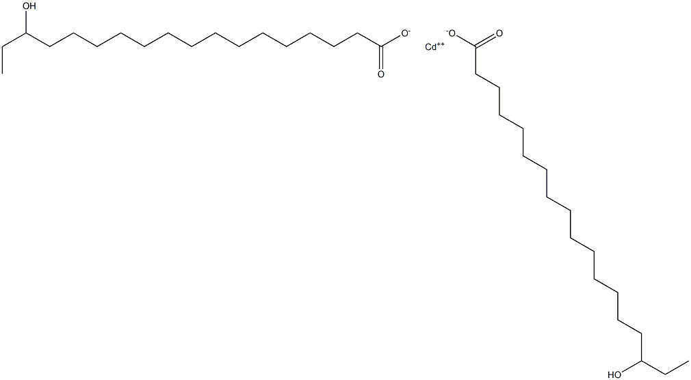 Bis(16-hydroxyoctadecanoic acid)cadmium salt