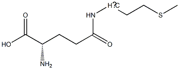1-[[(S)-4-Amino-4-carboxy-1-oxobutyl]amino]-3-(methylthio)propyl radical Struktur