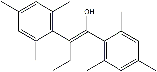(Z)-1,2-Bis(2,4,6-trimethylphenyl)-1-buten-1-ol Structure