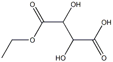 Tartaric acid hydrogen 1-ethyl ester Struktur