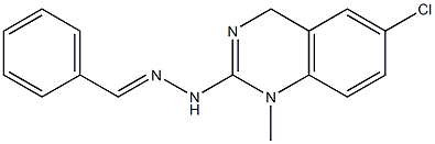 Benzaldehyde [[6-chloro-1,4-dihydro-1-methylquinazolin]-2-yl]hydrazone
