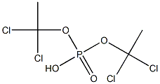 Phosphoric acid hydrogen bis(1,1-dichloroethyl) ester