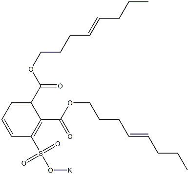 3-(Potassiosulfo)phthalic acid di(4-octenyl) ester