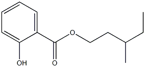 Salicylic acid 3-methylpentyl ester Struktur