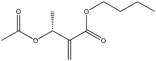 (3R)-3-Acetyloxy-2-methylenebutyric acid butyl ester|