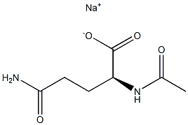 N2-Acetyl-L-glutamine sodium salt Struktur