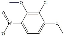 3-Chloro-2,4-dimethoxy-1-nitrobenzene Structure