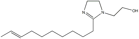1-(2-ヒドロキシエチル)-2-(8-デセニル)-2-イミダゾリン 化学構造式