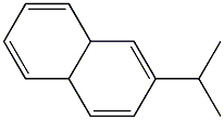 4a,8a-ジヒドロ-2-イソプロピルナフタレン 化学構造式
