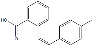 (Z)-4'-Methylstilbene-2-carboxylic acid Structure