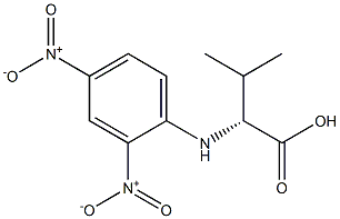 N-Dnp-D-バリン 化学構造式