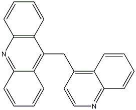 9-[(4-Quinolyl)methyl]acridine Struktur