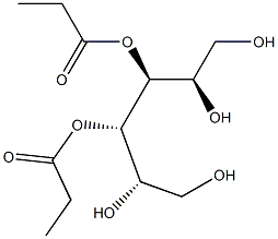 L-Glucitol 3,4-dipropionate Struktur
