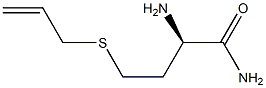 [R,(+)]-4-Allylthio-2-aminobutyramide Structure