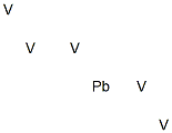 Pentavanadium lead Struktur