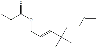Propionic acid 4,4-dimethyl-2,7-octadienyl ester