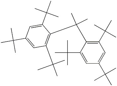 2,2'-Isopropylidenebis(1,3,5-tritert-butylbenzene) Struktur
