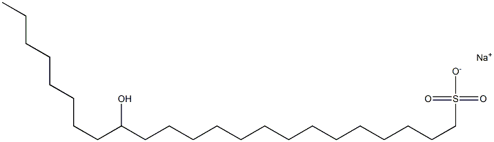 15-Hydroxytricosane-1-sulfonic acid sodium salt