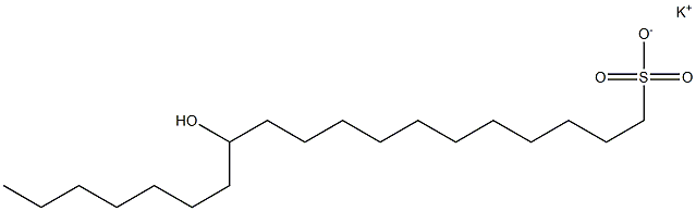12-Hydroxynonadecane-1-sulfonic acid potassium salt