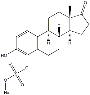 4-(Sodiooxysulfonyloxy)estrone 结构式