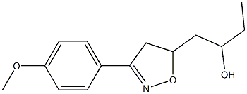 1-[(3-(4-Methoxyphenyl)-4,5-dihydroisoxazol)-5-yl]butan-2-ol|