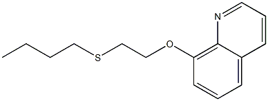 8-[2-(Butylthio)ethoxy]quinoline Structure
