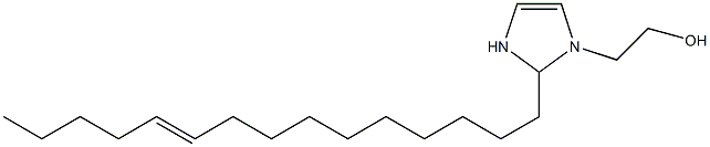 2-(10-ペンタデセニル)-4-イミダゾリン-1-エタノール 化学構造式