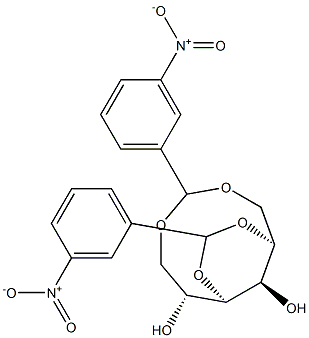 1-O,6-O:2-O,4-O-Bis(3-nitrobenzylidene)-D-glucitol