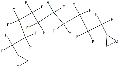 3,3,4,4,5,5,6,6,7,7,8,8,9,9,10,10,11,11,12,12-Icosafluoro-1,2:13,14-bisepoxy-tetradecane Struktur