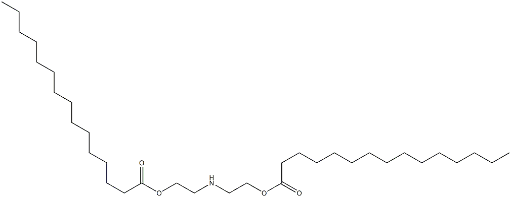 2,2'-イミノビス(エタノールペンタデカノアート) 化学構造式