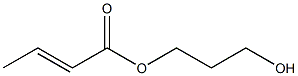 (E)-2-Butenoic acid 3-hydroxypropyl ester Struktur