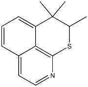 7,7,8-Trimethyl-7,8-dihydro-9-thia-9H-benzo[de]quinoline Struktur